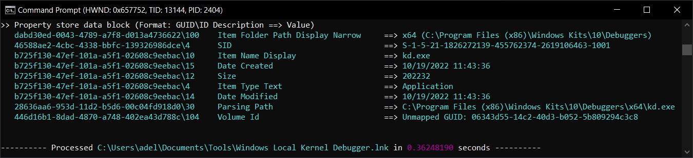 Shell Link (.lnk) Binary Dosya Formatı | P4WN3R
